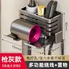 Estante para secadora de pelo de baño, instalación sin perforaciones, estante de almacenamiento para secadora de pelo con organizador de cables, uso doméstico, directo del fabricante
