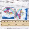 Serie de lindos unicornios de dibujos animados Parche plano de resina para horquilla con fondo blanco Accesorios de joyería DIY, 1Yc27845