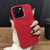 Estilo Ins Simple 16, Succión Magnética, Anti-Caída, Sensación de Alta Gama Transfronteriza, Adecuado para Funda de Teléfono Apple 17 Pro, Franela tipo Piel