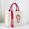 Bolsa de Lienzo para Streamer Logo Personalizado Bolso Tote Elegante Bolsa de Lienzo Laminado Bolsa Corporativa de Protección Ambiental Patrón Personalizado