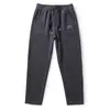 Pantalones largos europeos de algodón cálido transfronterizos con cintura elástica, pantalones casuales holgados versátiles para hombre de talla grande, nuevos pantalones de pierna recta estilo jogger