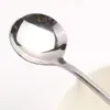 Colher de Mistura Longa em Aço Inoxidável, Colher de Tempero Doméstica, Colher para Comida de Bebê, Colher de Gelo Criativa Fofa, Colher de Café