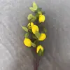 Série de Frutas Simuladas Transfronteiriça Frutas Vermelhas Limão Cereja Pêssego Maçã Móveis Domésticos Pêssego Simulada Atacado