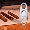 Punto de Fábrica Venta al por Mayor Tijeras para Cigarros Triturador de Cigarros Portátil Herramienta Cortador de Doble Filo Cortador de Cigarros