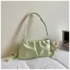 Bolsa de Ombro Plissada Nuvem Shuai Mi Jia Bolsa Transversal Fashion Nova de Verão 2026 Bolsa de Mão Feminina de Nicho Bolsa Quadrada Pequena