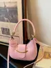 2026 Nuevo Bolso de Hombro Único a la Moda Francés Bolso de Moda para Mujer Temperamento Elegante Bolso Sencillo para Mujer Bolso Dumpling