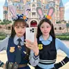 Diadema de Cabeza de Judy de Disney Diadema de Felpa de Conejo y Zanahoria Accesorios para el Cabello para Mujeres Foto en el Parque Zootopia