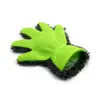 Guantes gruesos de cinco dedos para lavar el coche, guantes de limpieza para coche de doble cara de microfibra fina de vellón de coral, no dañan la pintura, herramientas de limpieza para coche al por mayor