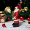Adorno de Papá Noel Sosteniendo un Cartel de Envío Gratuito Seleccionado Cuidadosamente Artesanía de Resina Transfronteriza Decoración Regalo Simple de Alta Gama para el Hogar