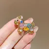 Broche de Cristal Little Pony para Mulheres, Novo Design de Alto Padrão com Ano do Cavalo do Zodíaco, Acessório de Alfinete de Design de Nicho de Luxo Leve