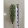 Planta artificial agulhas de pinho artificiais, ramo único tridimensional de agulha de pinho dupla face, árvore de Natal, guirlanda de Natal, decoração de artesanato de Natal
