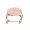 Taburete Pequeño con Rueda Universal Giratoria, Taburete Bajo con Ruedas Silenciosas, Banco Pequeño Doméstico Resistente y Duradero, Taburete para Cambiar Zapatos en la Entrada