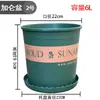 Vaso Clássico de Galão Resina Plástico Espesso Vaso de Flores com Prato Base Bandeja Pátio Varanda Planta em Vaso Mesa Durável Doméstico