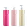 Botella de Plástico HDPE Personalizada de Fábrica para Loción 500ml Hombro Plano Cilíndrica Sub-Botella para Gel de Ducha Botella de Champú Elegante