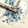 Piedra Ojo de Gato Azul Usar Armadura Grava Tormenta Fragmento Irregular Joyería para Uñas Grava Joyería para Uñas DIY