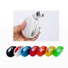 Venda Direta de Fábrica Cabo de Dados Armazenamento Cabo de Fone de Ouvido Hub Enrolador Automático de Cabos Logo Simples