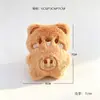 Nuevo Llavero Colgante de Muñeco Rana de Peluche de Dibujos Animados, Lindo Osito, Pinza para el Cabello Infantil, Accesorios para Ropa y Accesorios