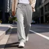 AliExpress 2026 Calças Masculinas de Verão Cor Sólida Retas Simples Modernas Multicor Moda Esportiva Versáteis Casuais