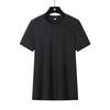 Camiseta de Gelo de Seda de Verão com Gola Redonda para Casais Secagem Rápida Confortável e Respirável para Corrida Esportes Manga Curta Venda Direta da Fábrica Suporta Dropshipping