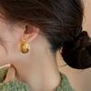 Té de Leche Marrón Maillard Gotas de Agua Geométrico Resina Aretes Elegantes Pendientes de Moda Lujo Ligero Sentido de Alta Gama Pendientes para Mujer