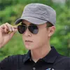 Sombrero de Sol de Ala Ancha y Copa Plana de Nuevo Estilo para Primavera y Otoño para Hombres, Gorra de Béisbol Versátil de Color Sólido para Pesca al Aire Libre y Uso Casual para Mujeres