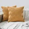 Funda de Cojín de Terciopelo para Almohada Lumbar Transfronteriza Amazon Textura Diseño Rayado para Coche Sofá Sala de Estar Dormitorio
