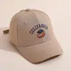 Gorras Infantiles Estilo Coreano Ins Comercio Exterior Gorra de Béisbol Bordada de Oso Sombrero de Sol para Niños Gorra de Béisbol de Mezclilla al por Mayor Niñas