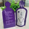 Fábrica de Dongguan bolsa especial de 30 ml para bebida de enzimas de frutas y verduras bebida de jugo de níspero bolsa compuesta autosoportante