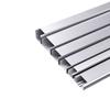 Canaleta de Alambre de Aleación de Aluminio para Montaje Superficial Exterior, Cubierta Cuadrada para Cableado de Superficie de Pared, Tablero Canaleta de Cableado Metálico Invisible, Soporte de Puente de Perfil de Aluminio