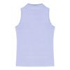 Camisola sin mangas con espalda racer para mujer, estilo europeo y americano, camiseta básica de verano para chica hot, camiseta, cuello medio alto, top ajustado