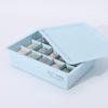 Caja de almacenamiento de ropa interior a prueba de polvo calcetines con tapa ropa interior artículos diversos almacenamiento clasificación rejilla sujetador ropa interior caja organizadora al por mayor