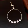 Pulseira Quadrada Banhada a Ouro 18K Real com Diamantes Incrustados Pulseira de Luxo Leve Simples com Sensação de Alto Padrão Design de Nicho Retrô Joia de Mão
