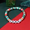 El Más Vendido de Amazon Navidad 2025 Paquete de 6 Lindo Alce Campana Pulsera de Arcilla Suave Set Regalo para Fiesta de Mujeres