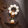 Pulsera de Madera de Ciprés Natural Retorcida a Mano con Cuentas para las Yemas de los Dedos de Sándalo Quemado al Carbón, para Hombres y Mujeres Estudiantes, Venta al por Mayor para Transmisiones en Vivo