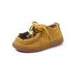 Sapatos Birkenstock para Meninas Outono 2025 Novos Sapatos Retrô Infantis Sapatos de Menina Solado Macio Sapatos Canguru Sapatos de Couro para Meninas