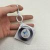 Acrílico nfc llavero de registro personalizado diez días diligentes deberían ayudar álbum conmemorativo mini cd colgante de abanico