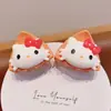 Clipes Pequenos de Orelha de Gato de Desenho Animado Sanrio para Crianças, Presilha Fofa para Cabelo de Bebê, Presilha para Franja de Princesa, Acessórios de Cabelo