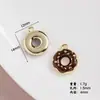 [Serie de Café de Desayuno Parisino] Colgante de Croissant de Grano de Café DIY Goteando Aceite Colgante Accesorios para Joyería DIY