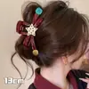 Novo Estilo de Presilha de Cabelo 2026 com Toque de Luxo, Piranha Floral Simples, Presilha de Garra Grande de Acrílico para Cabelos Grossos