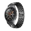 Para Samsung Galaxy Watch4/5 Correa de Diamantes 20/22mm Cinco Cuentas Diamantes Completos Metal Acero Inoxidable Banda