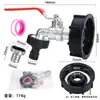 Conexões para Tambor de Ton Transfronteiriças Conector de Tambor de Ton Bico de Latão para Tambor de Ton IBC Conector de Torneira de Nipple de 1/2 Polegada Liga de 3/4