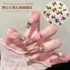 100 Decorações Mini Laço de Unha de Tamanhos Mistos, Pedras de Resina Versáteis para Nail Art de Outono e Inverno