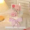 Decoración de Pastel de Clavel para el Día de la Madre 2025 Adorno de Perla para Mamá Tú Creciste Conmigo y Yo Enveceré Contigo Topper