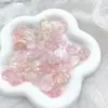 Celebridad de Internet Nueva Serie Aurora Barroca Degradada Mariposa Rosa Color AB Pegamento en Crema Accesorios para Funda de Teléfono Móvil