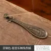 Novo suporte para incenso de liga Zen com fio de folha de bambu, um suporte para incenso de barco plano de uma folha, suporte para incenso deitado, ornamentos criativos para casa, cerimônia do chá