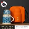 Horno Ru Wanhua Dorado Latas de Té Hogar Gama Alta Selladas a Prueba de Humedad Latas de Almacenamiento Cerámica Portátil Boutique Tiendas de Té