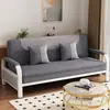 Sofá-cama de uso duplo para apartamentos pequenos, sofá dobrável, multifuncional para salas de estar e imóveis para aluguel, sofá simples de tecido de um ou dois lugares