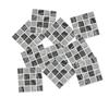 AMJ Comercio Exterior Nuevas Pegatinas de Pared de Mosaico de Cristal Cocina y Baño a Prueba de Aceite Impermeable Antifouling Pegatinas de Azulejos Pegatinas de Espejo