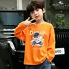 Camiseta Cartoon Masculina Primavera/Outono 2026 Menininho Bebê Crianças Algodão Puro Manga Longa Camiseta Camada Base Moda