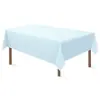 Mantel Rectangular Desechable para Fiesta Liso de Plástico Mantel de Tela Mantel de Color Sólido para Mesa de Postres de Cumpleaños Mantel Impermeable y a Prueba de Aceite